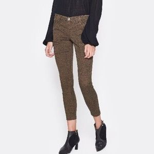 Joie Park Leopard Print Pants, Size 25, Almost New